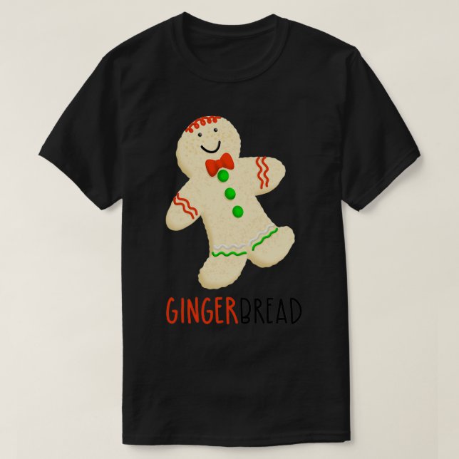 Pepparkaksgubbe T Shirt (Design framsida)