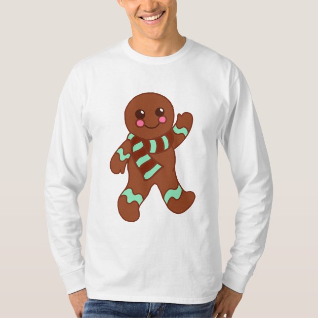 Pepparkaksgubbe T-Shirt (Framsida)