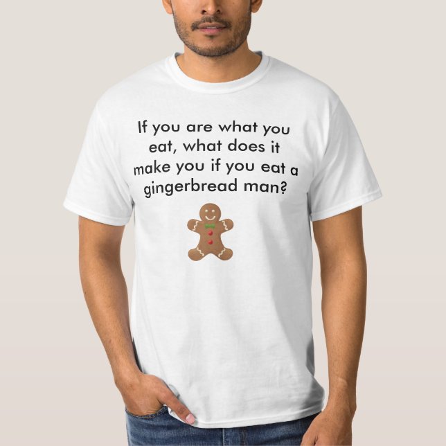 pepparkaksgubbe t-shirt (Framsida)