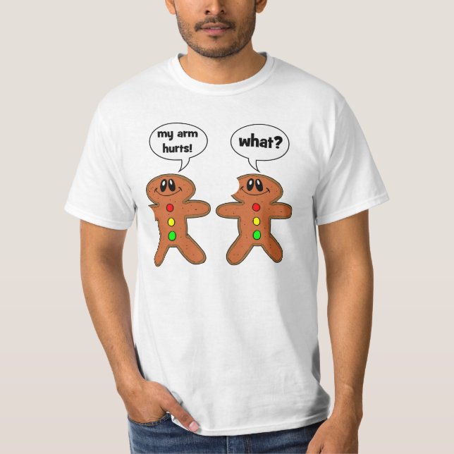 pepparkaksgubbe t-shirt (Framsida)