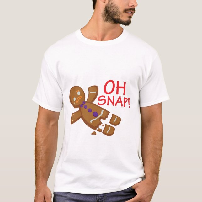 Pepparkaksgubbe Tee Shirt (Framsida)