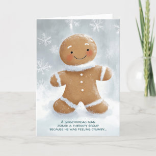 Pepparkaksgubbe Terapi Jul Kort