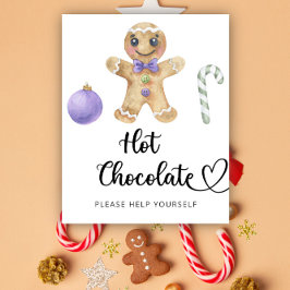 Pepparkaksgubbe - Varm chokladbar Poster