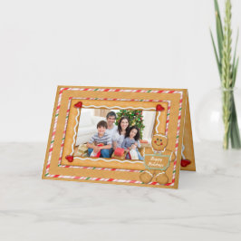 Pepparkaksgubbe vikt fotojul helgkort