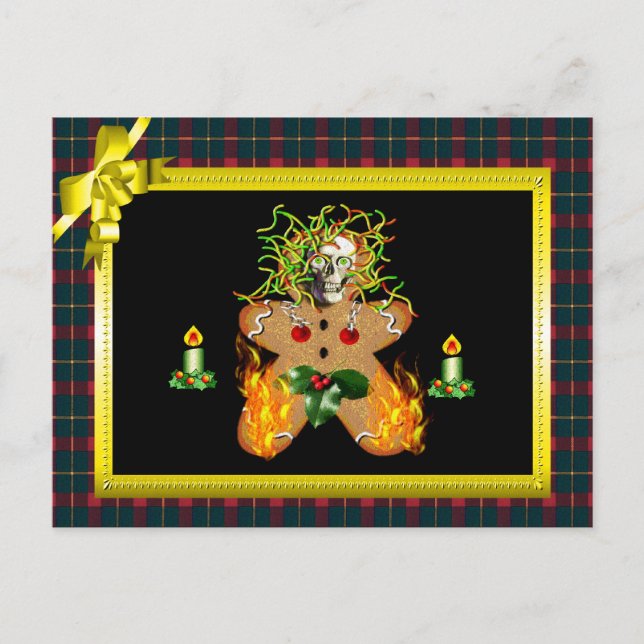 Pepparkaksgubbe Vykort (Framsida)
