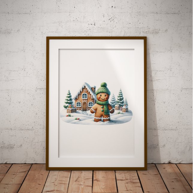 Pepparkaksgubbe Winter Äventyr Poster (Skapare uppladdad)