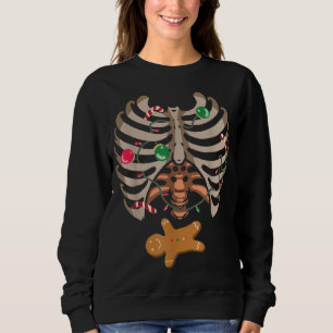 Pepparkaksgubbe X Ray Skeleton Bones jultre T Shirt