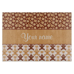 Pepparkaksgubbeansikten och hjärtor