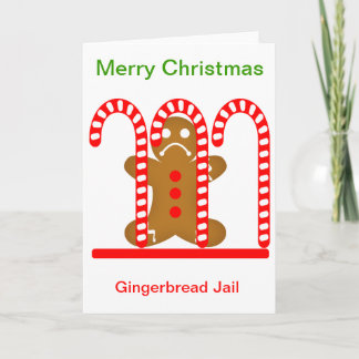 Pepparkaksgubbearrest Helgkort