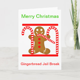 Pepparkaksgubbearrestavbrott Helgkort