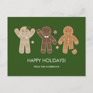 Pepparkaksgubbehelgdagvykort Helg Vykort