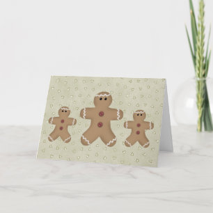 Pepparkaksgubbejulkort Helgkort