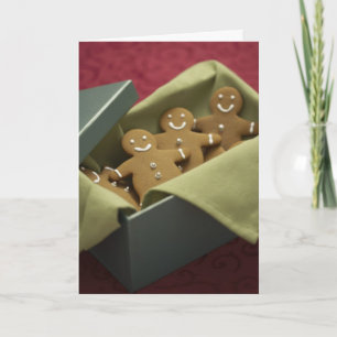 Pepparkaksgubbejulkort Helgkort