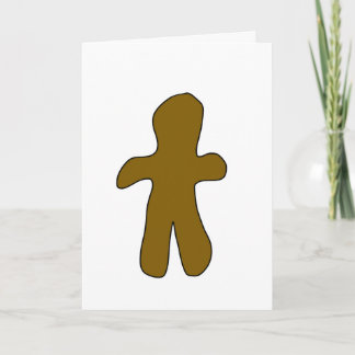 Pepparkaksgubbejulkort Helgkort