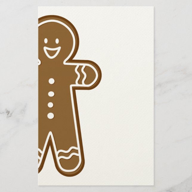 Pepparkaksgubbekaka Brevpapper (Framsida)
