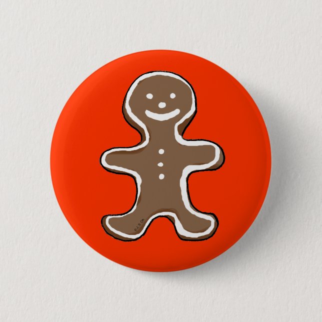 Pepparkaksgubbekaka Knapp (Framsida)
