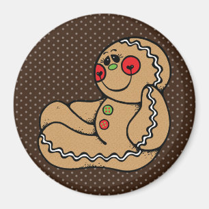 Pepparkaksgubbemagnet Magnet