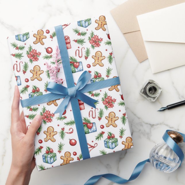 Pepparkaksgubben Cute Jul Presentpapper (Gifting)