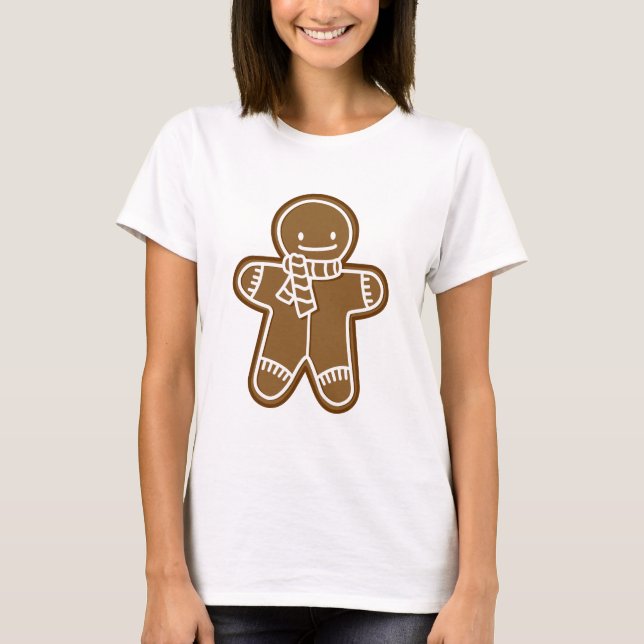 Pepparkaksgubben hänger lös t-shirt (Framsida)