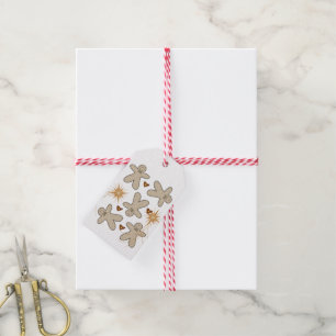 Pepparkaksgubben juletiketter presentetikett