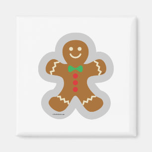 Pepparkaksgubben Skapar ängeln i Snö Magnet