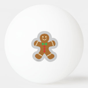 Pepparkaksgubben Skapar ängeln i Snö Pingisboll