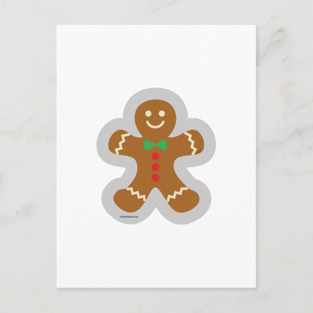 Pepparkaksgubben Skapar ängeln i Snö Vykort (Framsida)
