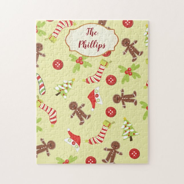 Pepparkaksgubbens Roligt Pussel (Vertikal)