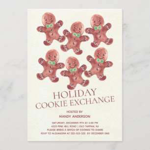 Pepparkaksgubbes Helgdag Exchange-inbjudan för coo Inbjudningar