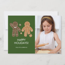 Pepparkaksgubbes Helgdag-fotokort