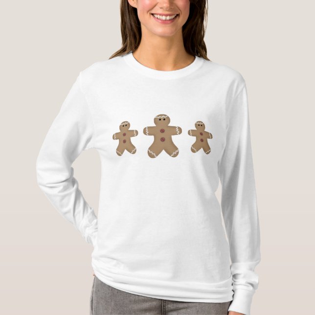 Pepparkaksgubbes Shirt T-shirt (Framsida)