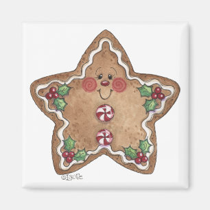 Pepparkaksgubbestjärnamagnet Magnet