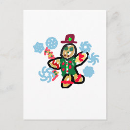 Pepparkaksgubbsdans Vykort