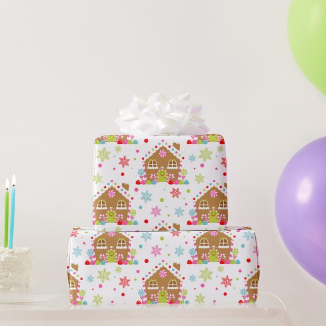 Pepparkakshus – Fantasifull juldesign Presentpapper (Festgåvor)