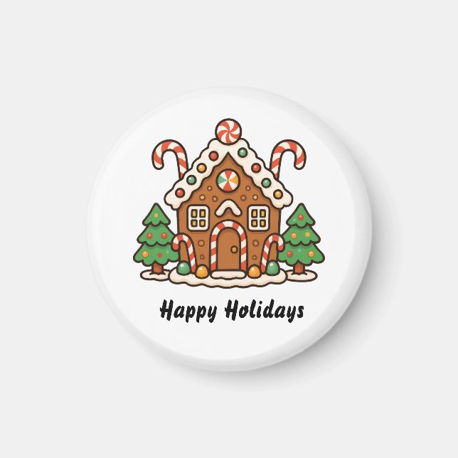Pepparkakshus  magnet (Framsidan)