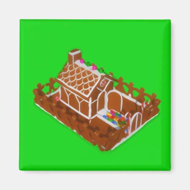 Pepparkakshus  magnet (Framsidan)