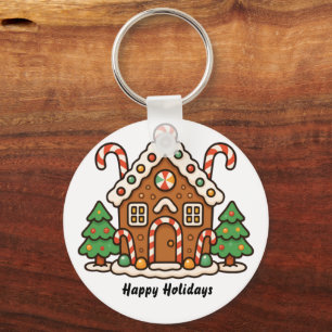 Pepparkakshus nyckelring
