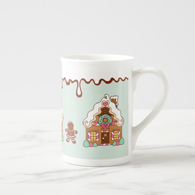 Pepparkakshusmugg Benporslin Mugg (Höger)