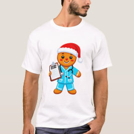 Pepparkaksjuksköterska jul 2026 höjdags hälsovård t shirt