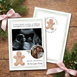 Pepparkaksjul Baby Annonskort Julkort