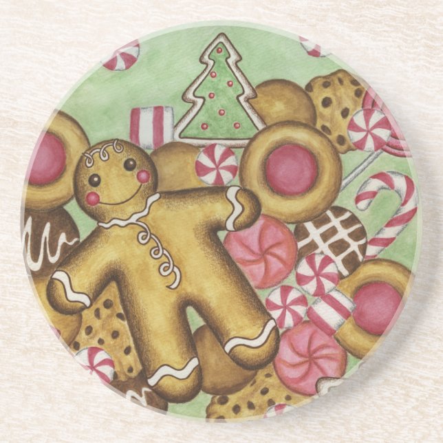 Pepparkaksjul Coaster Underlägg (Framsidan)