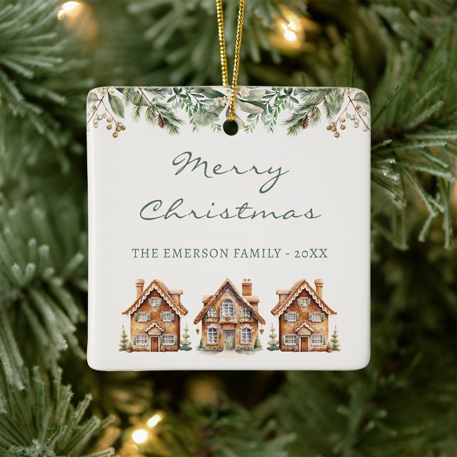 Pepparkaksjuldekoration Julgransprydnad Keramik (Gingerbread Christmas Ornament
)