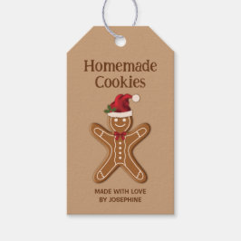 Pepparkaksjulskaka - Hemgjorda kakor Presentetikett