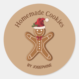 Pepparkaksjulskaka - Hemgjorda kakor Runt Klistermärke