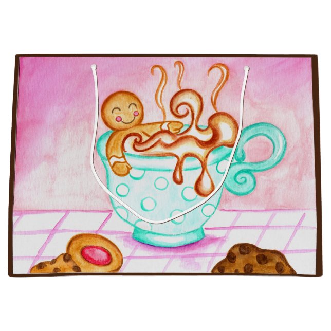 Pepparkakskaffepresentpåse (Framsidan)