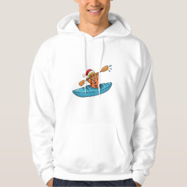 Pepparkakskajakristall jul 2026 Högtidl vatten Hoodie