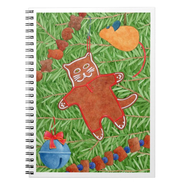 PEPPARKAKSKATT Spiralanteckningsbok Anteckningsbok (Framsidan)