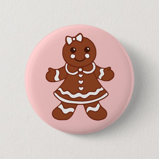 Pepparkaksknapp Knapp (Framsida)