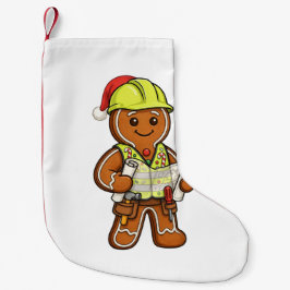 Pepparkakskonstruktionsarbetare jul 2026 liten julstrumpa