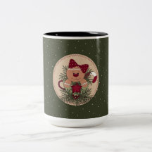 Pepparkakskvinna Mugg arrangemang